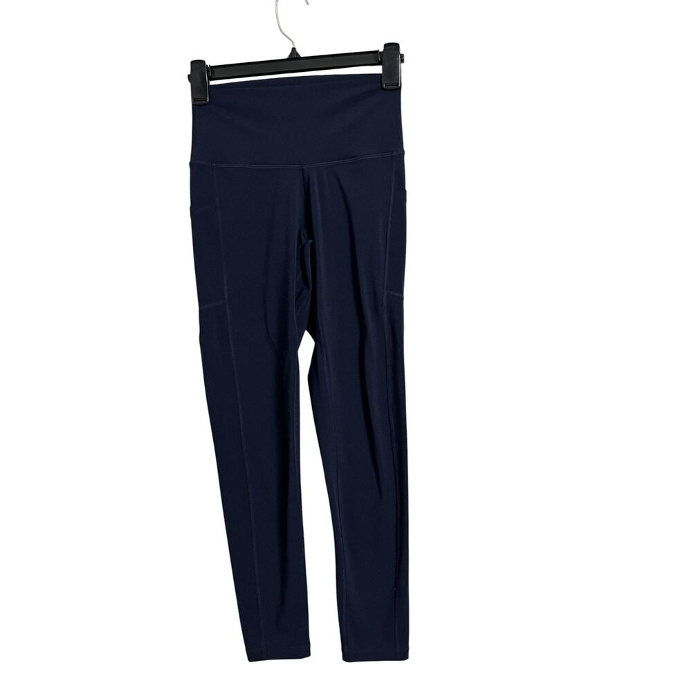 Colorfulkoala Ankle Leggings Womens Small Blue High Rise Pockets Yoga Athletic